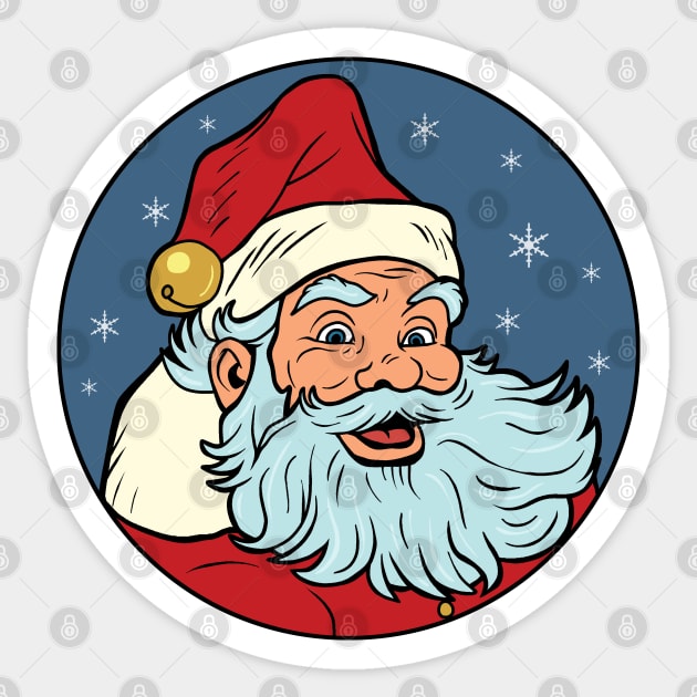 Pop Art Santa Sticker by valentinahramov